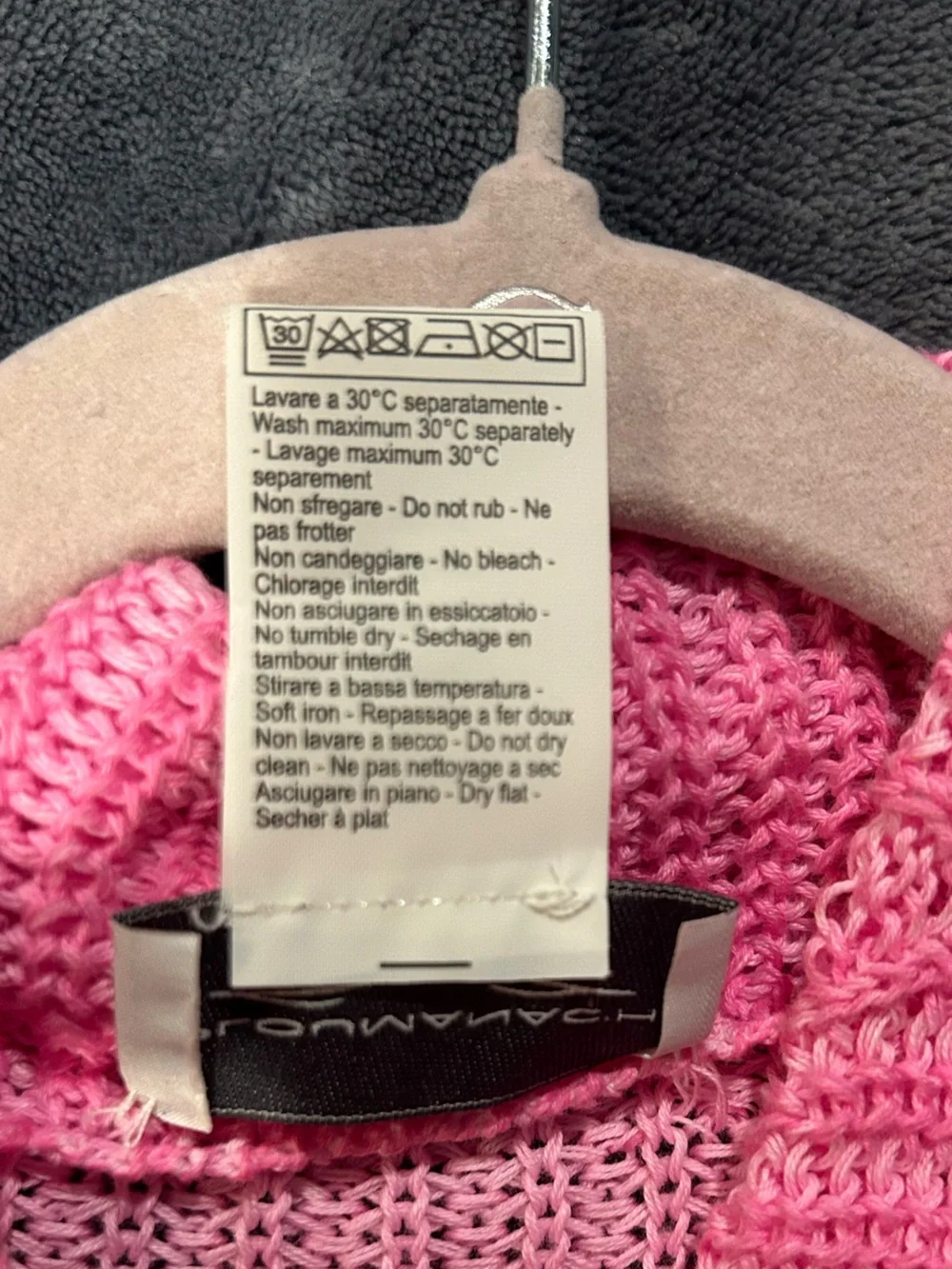 Ploumanac'h Ribbed Mini Knit Sleeveless Sweater in Pink, Small